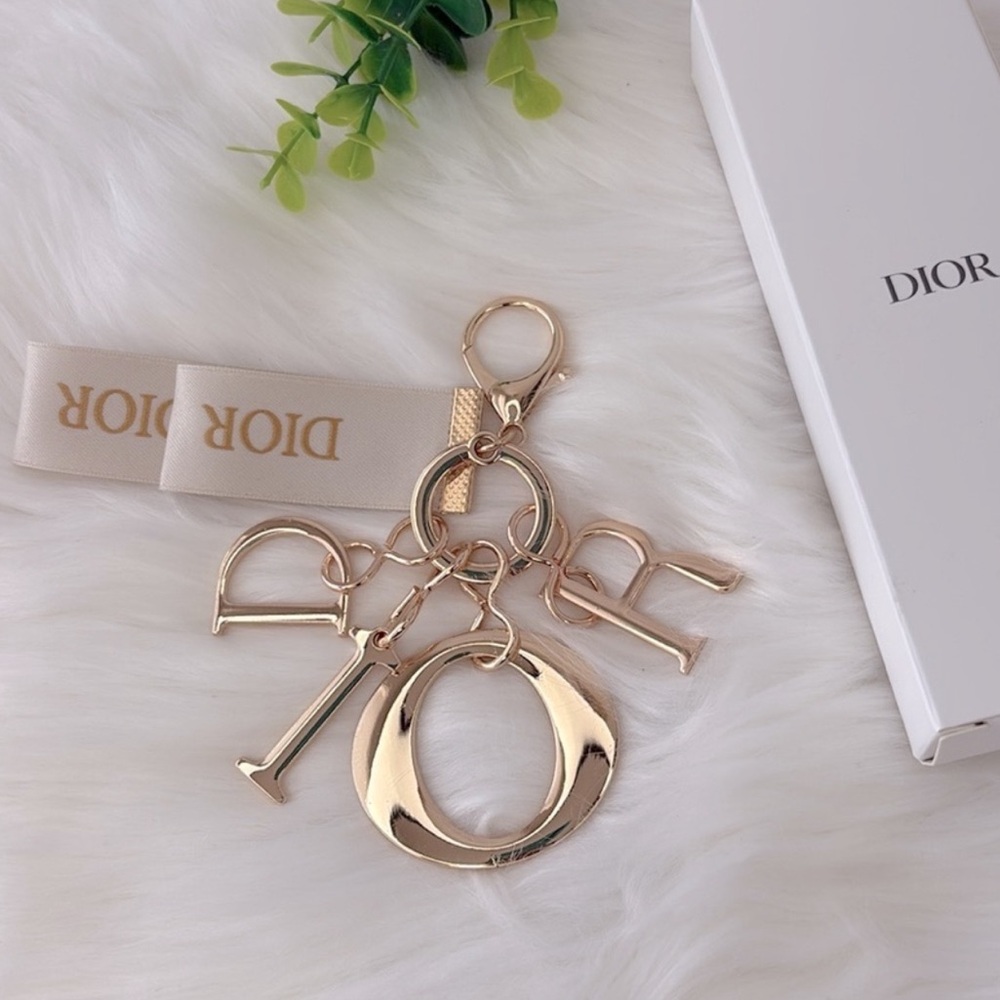 Dior Gold Letter Keychain/Bagcharm - Picture 3 of 5